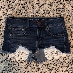 american eagle super stretch shorts